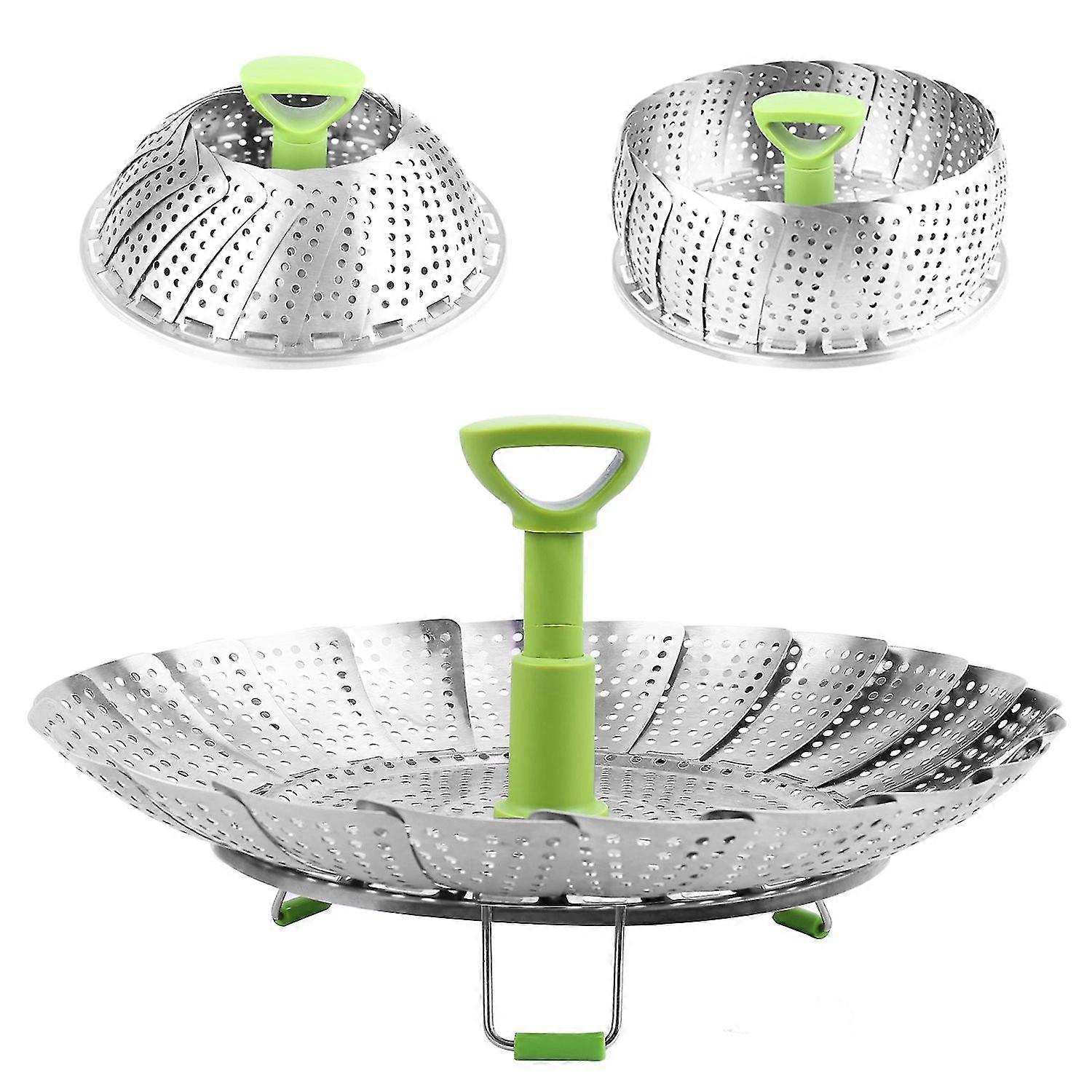 Steamer Vegetable Basket In Stainless Steel (5.1 "to 9")