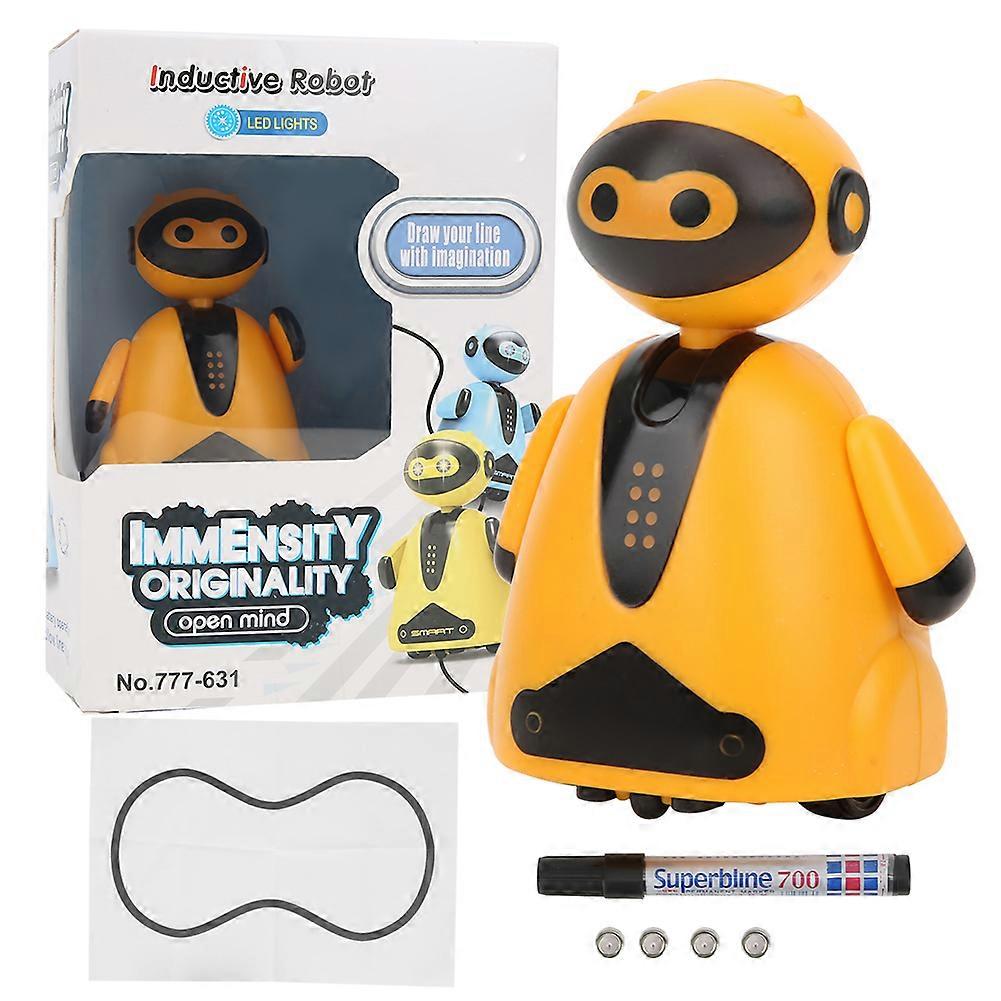 Inductive Draw Line Following Robot Car Induction Pen Follow Toy Children Educational Toy777631 Robot