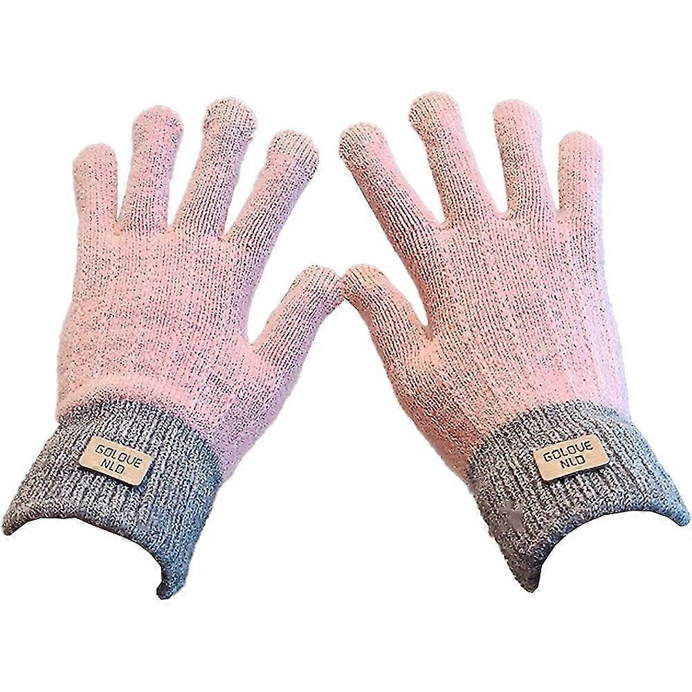 Vinterhandskar för kvinnor varm elastisk manschett termisk handske