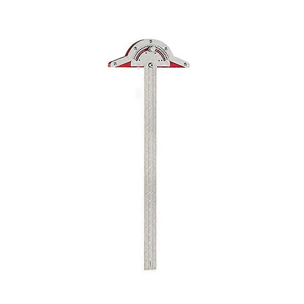 T-type Woodworkers Edge Rule Angle Protractor Woodworkers Ruler Measuring Marking Carpentry Scriber