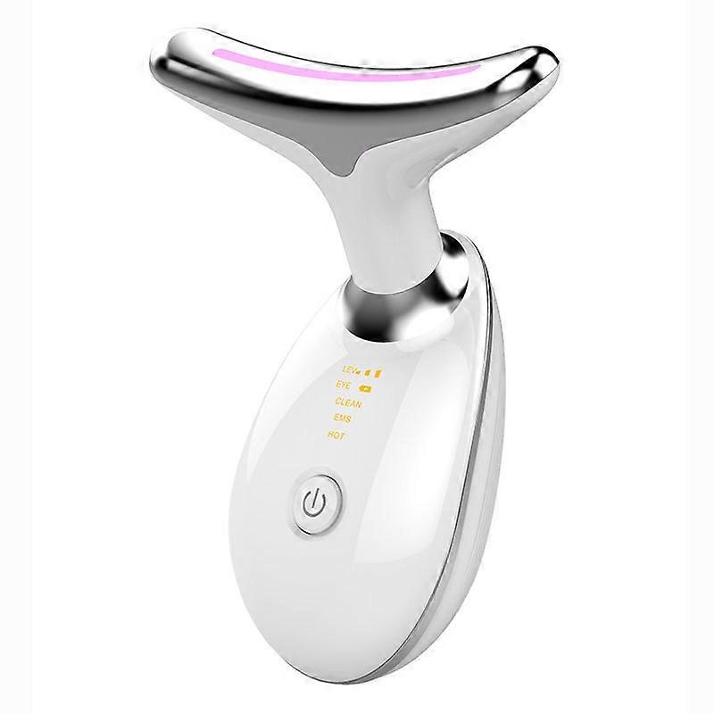 Portable Handset,Neck Face Firming Wrinkle Removal Tool (White)