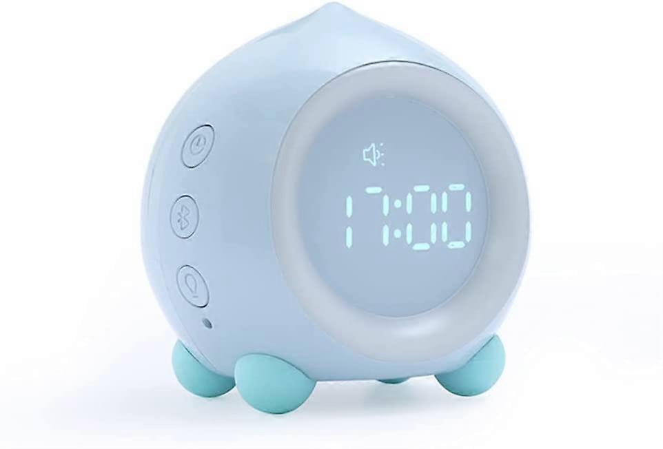Alarm Clock with Night Light Color Sound Control Bedroom Luminous Electronic Clock Snooze Alarm Clock (Colour Name : A, Size Name : As shown)