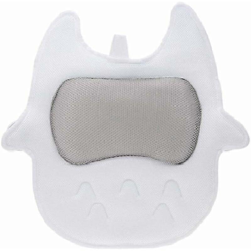 Bath Pillow, Non-Slip Bath Pillow with 5 Suction Cups Comfortable Support: Head, Neck, Back