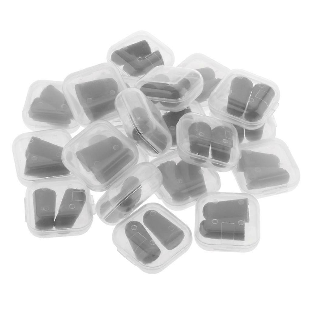 Ørepropper 20 par superbløde skum ørepropper til sovende snorken blå