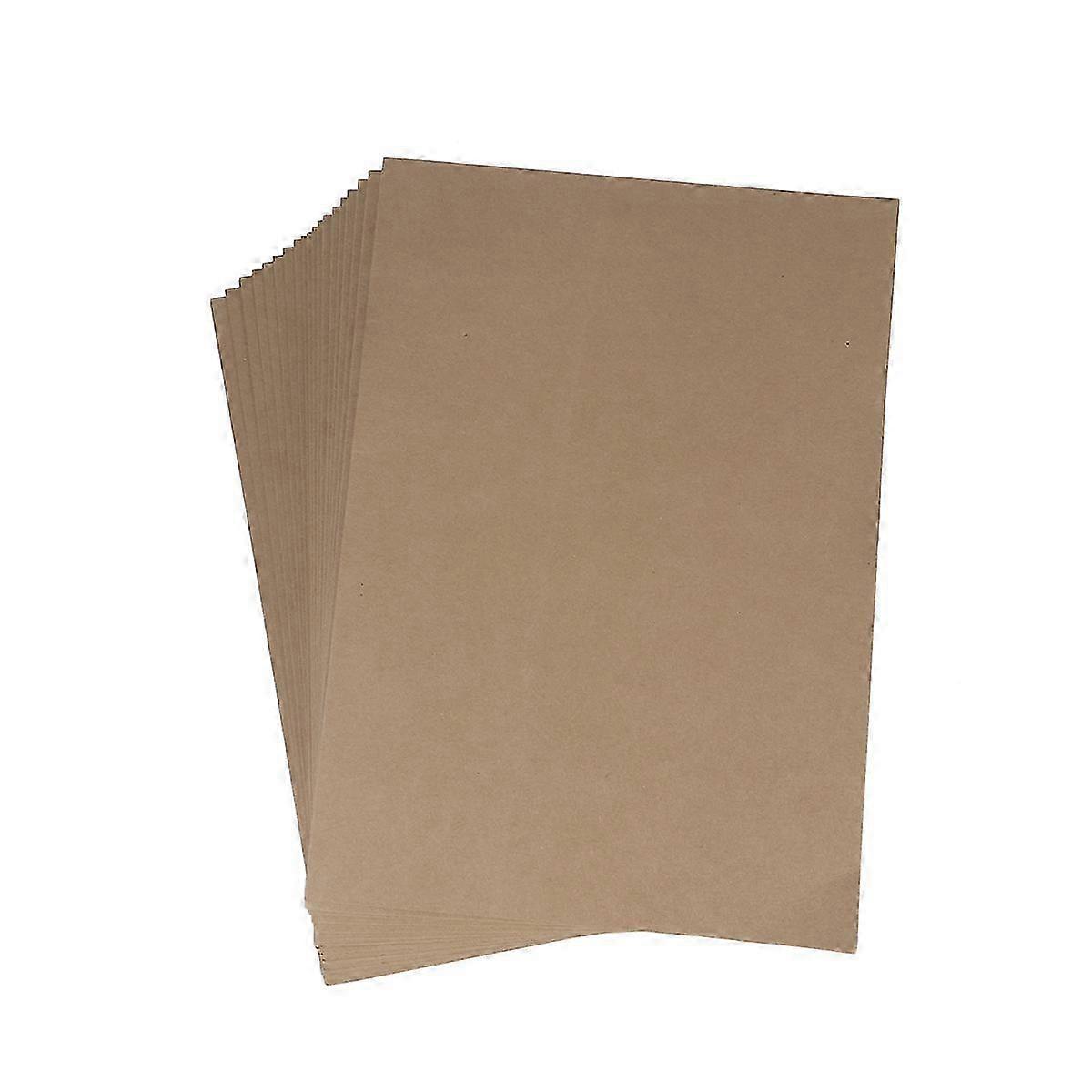 20pcs A4 Kraft Paper Presentation Folder Project File Document Folder Office Accessories (Kraft Paper)