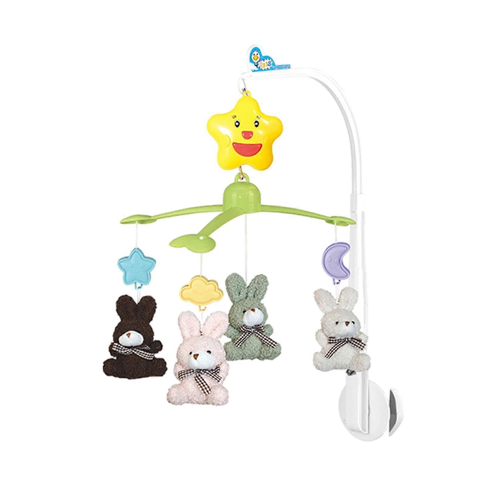 Culla per bambini Mobile Shape Recognition Nursery Mobile per neonati ragazzi ragazze coniglio infantile