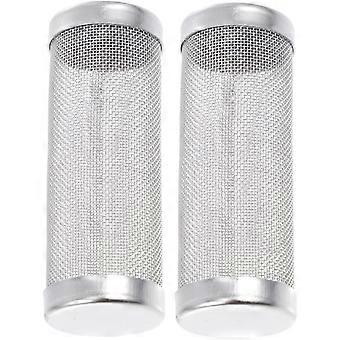 2pcs en acier inoxydable filtre d’aquarium garde d’admission Couverture de maille 16mm Garde de filtre d’aquarium pour l’élevage de poissons Crevettes Tank