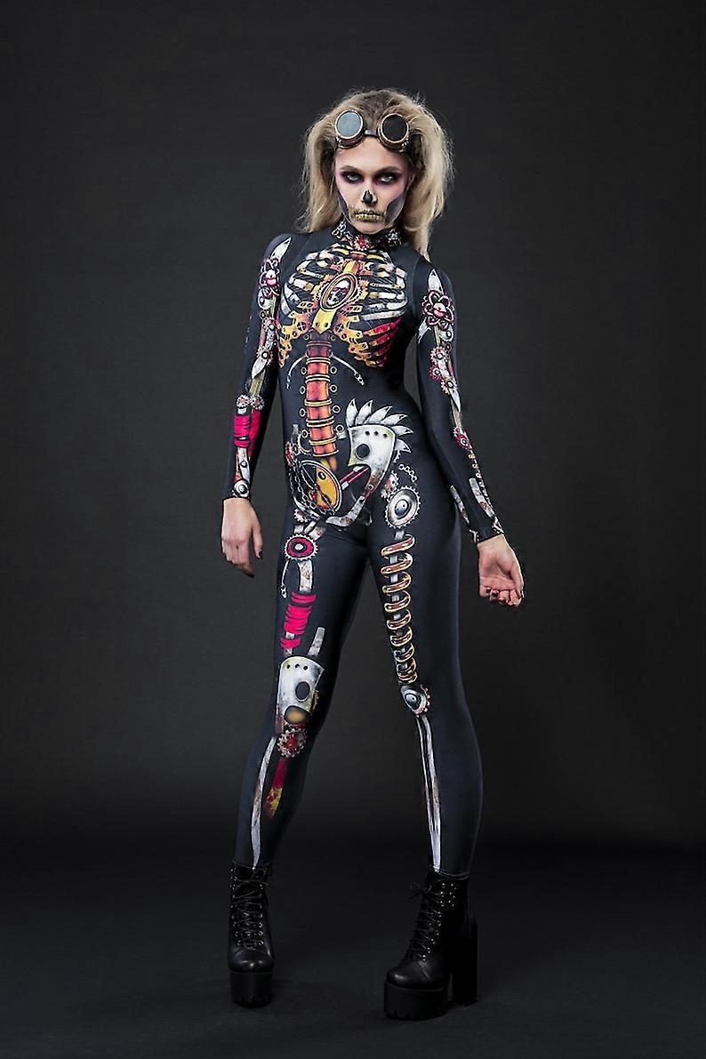 Haozozozo Costume Halloween Enfant, Déguisement Halloween Enfant Garçons Avec Des Lunettes Brillants, Cahier, Faucille Et Gants De CrâNe - Deguisement Faucheuse Enfant (4-5 Ans