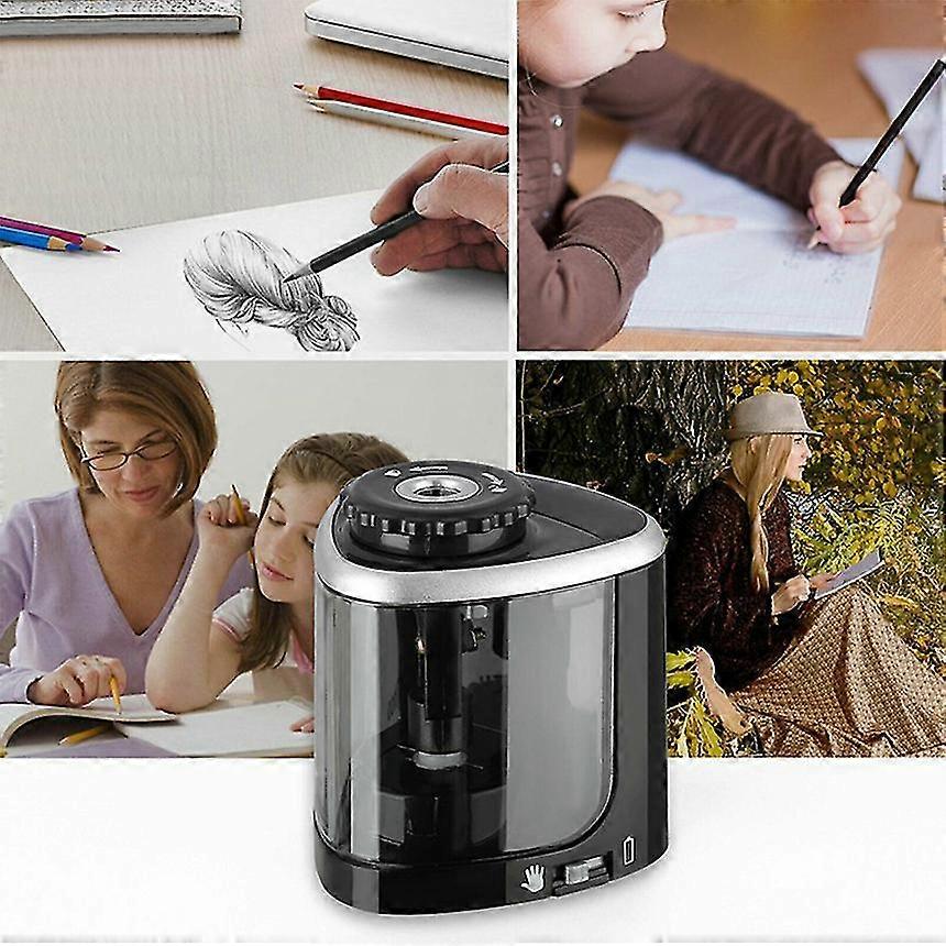 Automatic Electric Sharpener Desktop Pencil Sharpener Cutter School Office Classroom Stationery