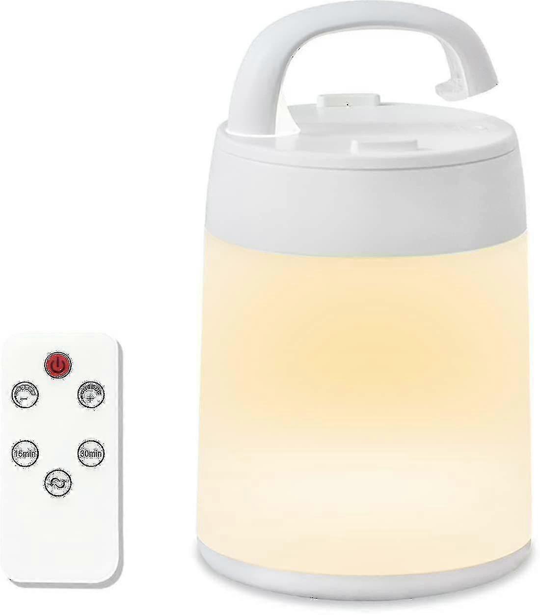 Led Bedside Lamp Dimmable 3 Light Colors Changeable Touch Battery With Remote Control With Mobile