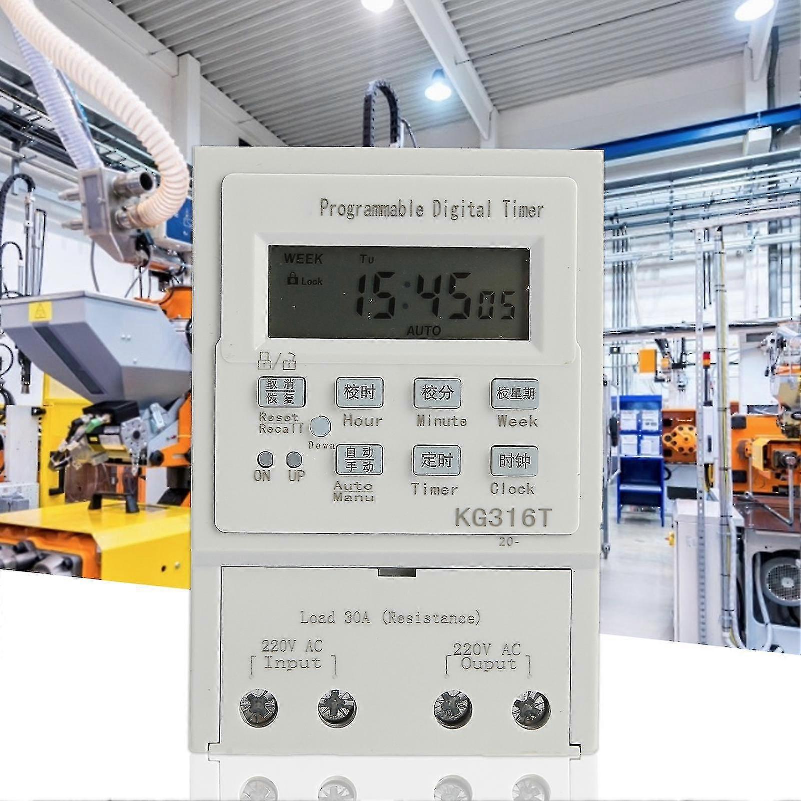 Kg316t Timer Switch Convenient Intelligent 220vac Microcomputer Time Controller For Advertising Lamp Mengxi