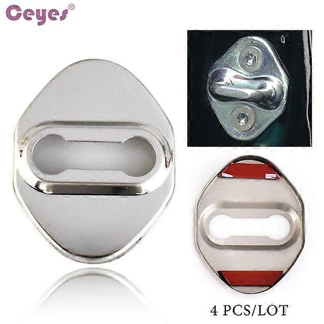 Ceyes Auto Buckle Car Styling Car Vehicle Interior Door Lock Cover Case For Suzuki SX4 Jimny Alto Splash Swift Car Styling Accessories 4pcs/lot|Vehicl