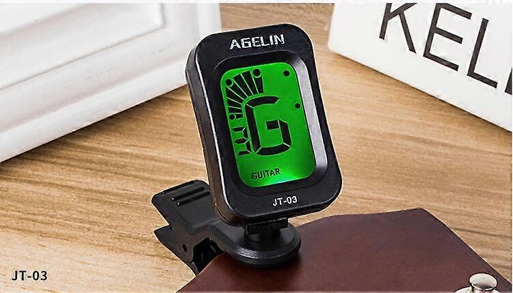 Guitar Tuner -Digital Electronic Tuner Acoustics and LCD Display for Guitar Bass Violin Ukulele High Precision Calibration Tuner