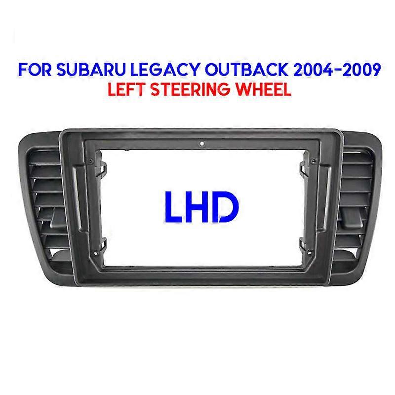 9 polegadas para Subaru Outback 3 Legacy 4 2003 - 2014 Car Frame Fascia Adapter Decoder Cable Car Radio Dash Head Unit Panel Kit