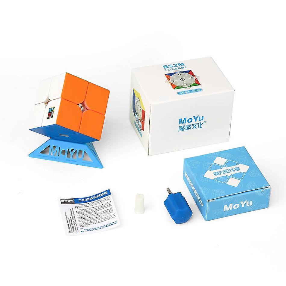 [Funcube] RS2M V2 Evolution Magnetic 2x2x2 Magic Cube M 2x2 Magico Cubo professional educational toy magnet cube