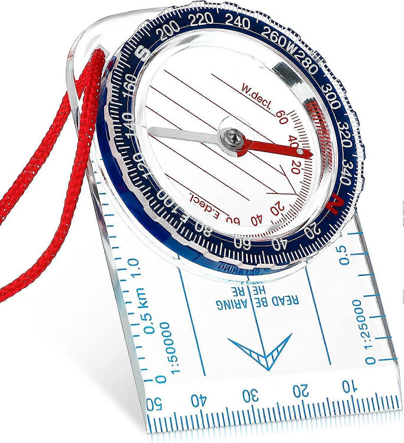 Navigation Compass Orienteering Compass Scout Compass Hiking Compass With Adjustable Declination For Map Reading Expedition, Navigation, Orienteering