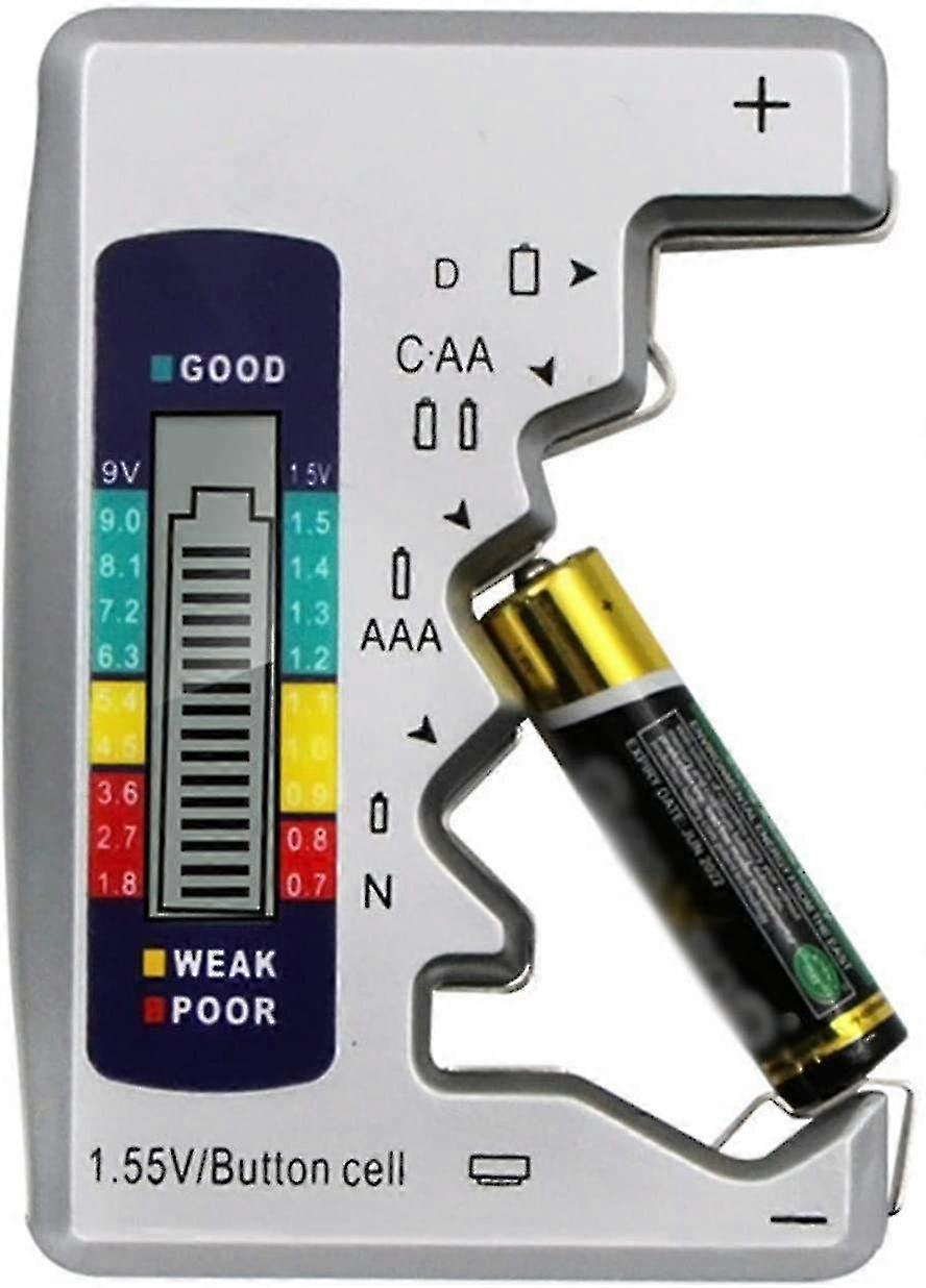 Digital Battery Tester, Universal Digital Lcd Battery Tester