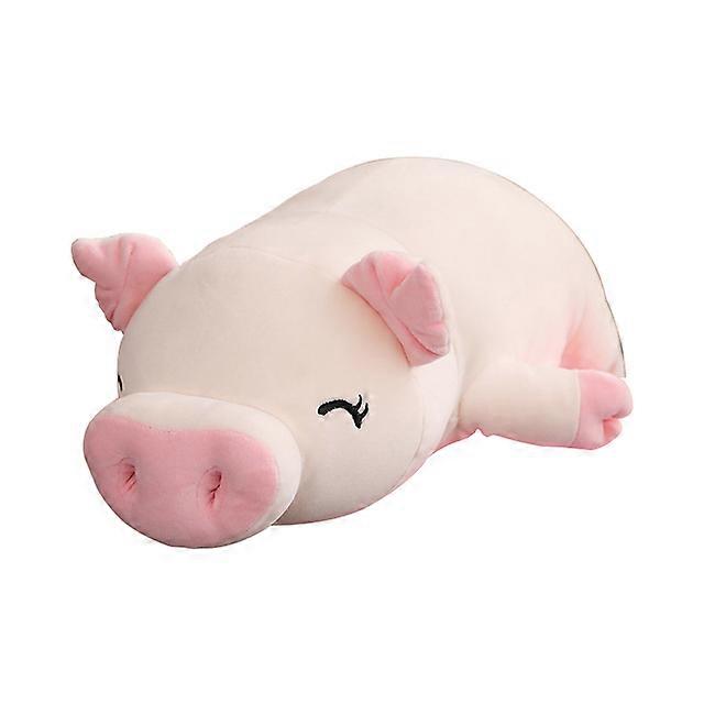 1pc 40/50cm Squishy Pig Stuffed Doll Lying Plush Piggy Toy Animal Soft Plushie Pillow for Kids Baby Comforting Birthday Gift
