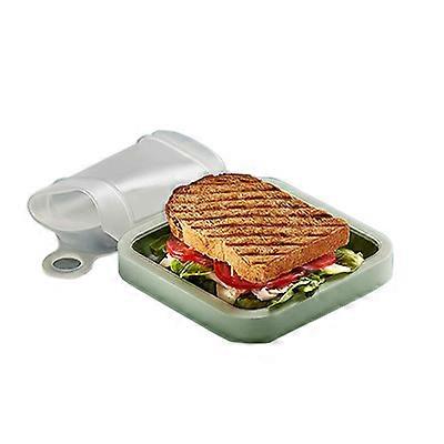 Sandwich Toast Snack Box, 4/2/1 Pcs Office Worker Lunch Box, Reusable Silicone Snack Container