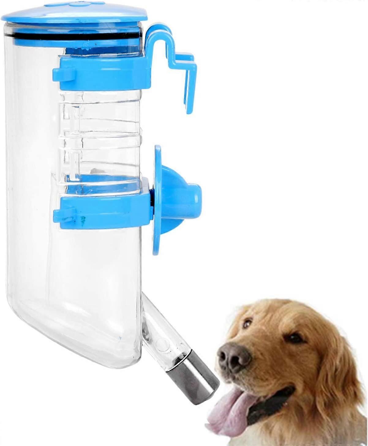 Portable dog water dispenser with automatic drinking function for cat water dispensers with hanging water bottles for pet puppies and water bottle cag