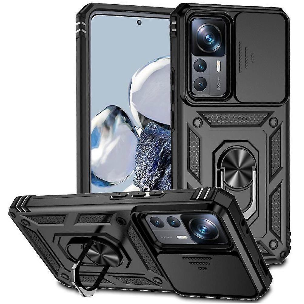 Case For Xiaomi 12T Pro Car Magnet Magnetic Stand Ring Hodler