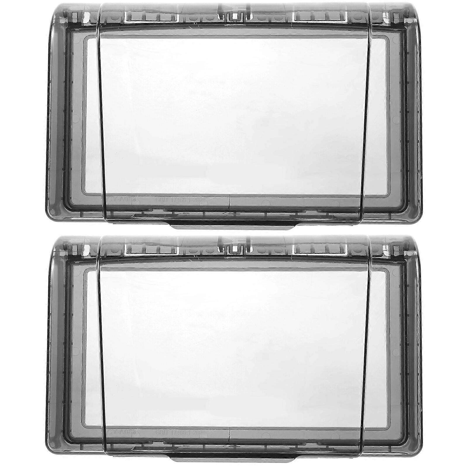 2st Vattentät Uttagslock Väggbrytare Lock Plug Protector Supply