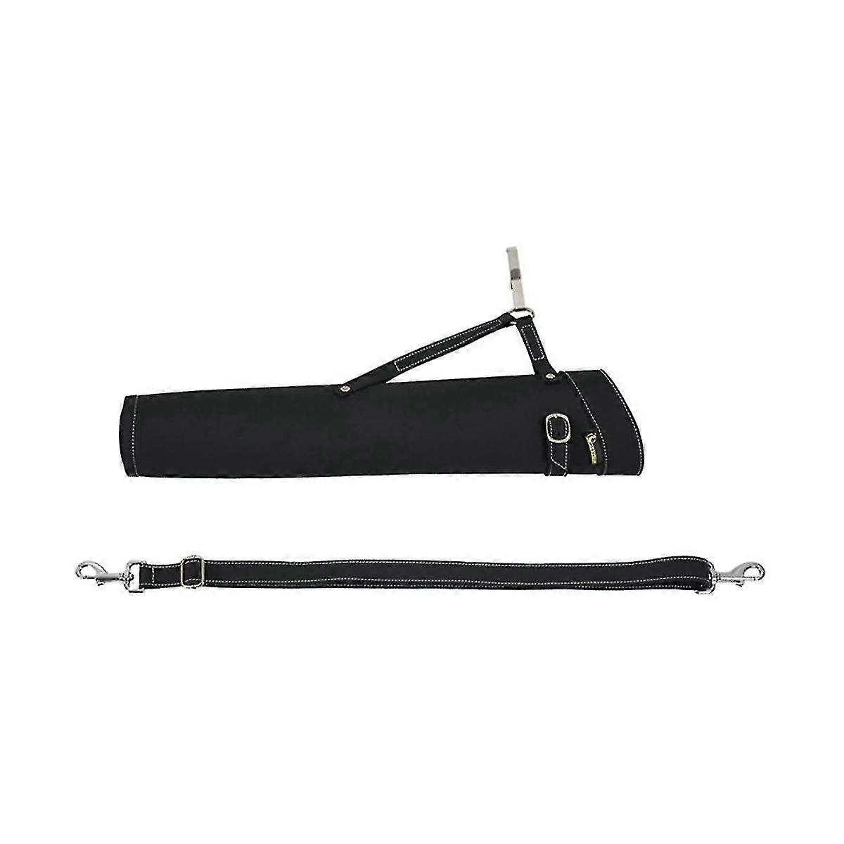 Shoulder Design Leather Quiver Holds 30 Arrows Black