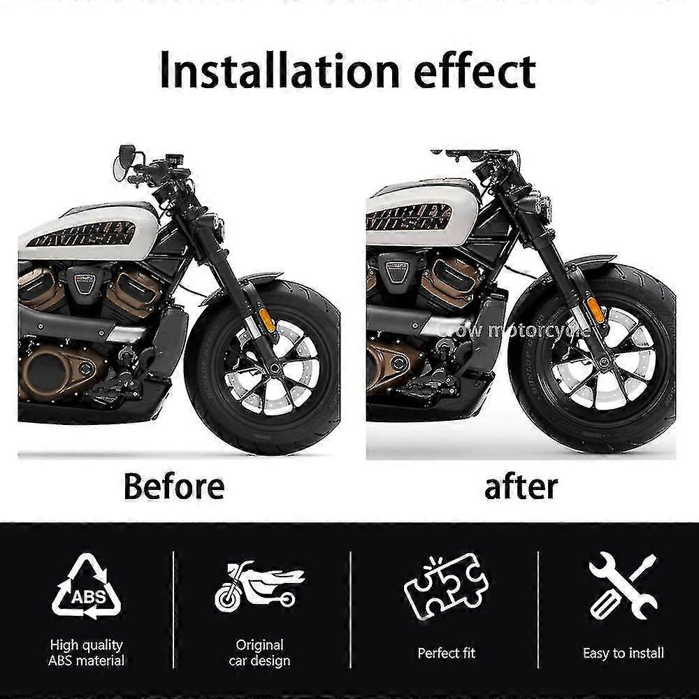 Motorcycle Accessories Black Rear Fenders Hugger Extension For  Sportster 1250 S Rh1250 2021 2022 Front Mudguard Extender