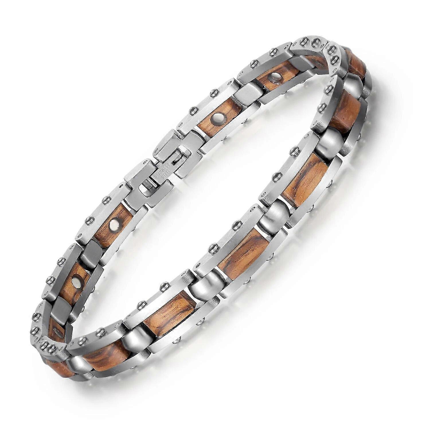 Rustfrit stål armbånd Zebra Sharp sundhedspleje bioenergi træmagnetisk armbånd til mænd armbånd viking smykker