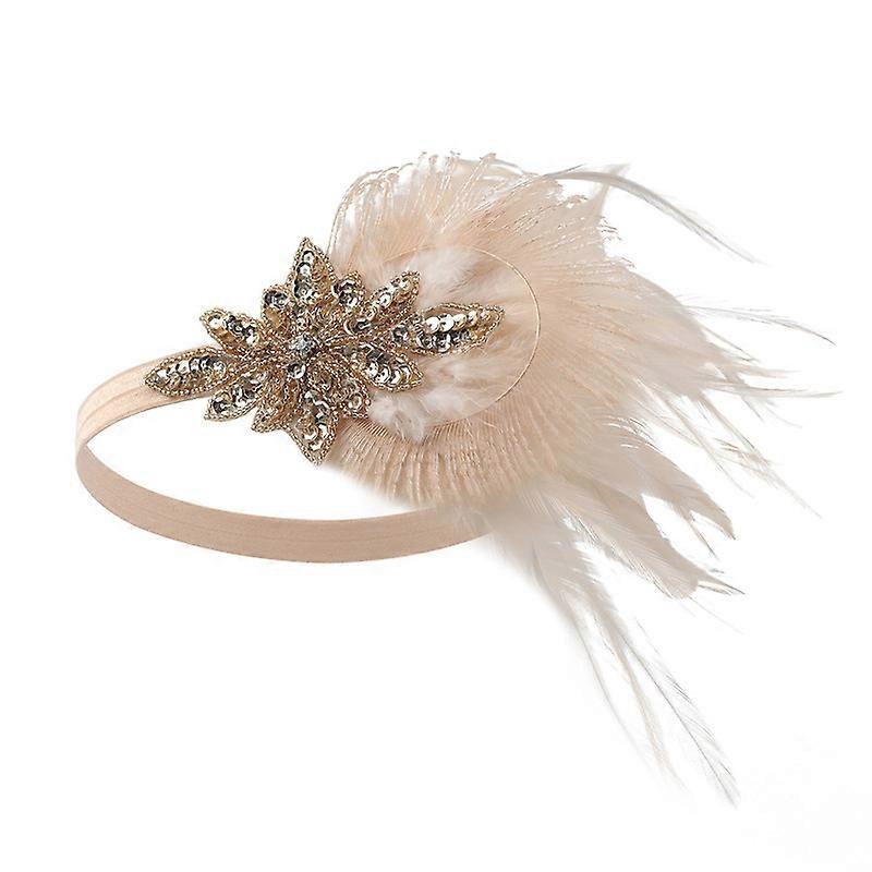 3 Stück Flapper-Stirnbänder Mit Blumen & Strass - Vintage Kopfschmuck Für Damen, 14,2x12,1 Cm
