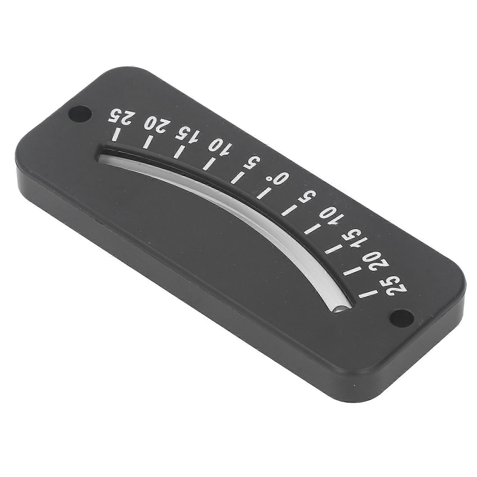 25° Glass Tube Inclinometer Clear Scale ABS Mini Angle Inclinometer for Horizontal Micro Angle Test