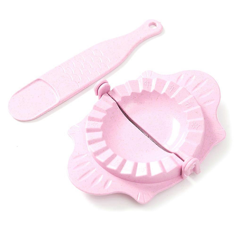 Wheat Straw Dumpling Mold Maker with Spoon DIY Dough Pie Baking Kitchen Tool