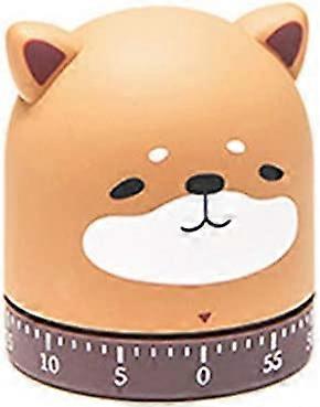 100% Mechanical Kitchen Timer, Spring 60-Minute Wind Up Dial 360 Rotating Kitten Countdown Egg