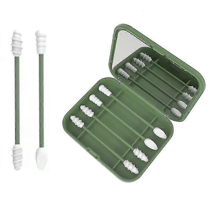 4pcs/box Reusable Cotton Swabs For Ear Cleaning