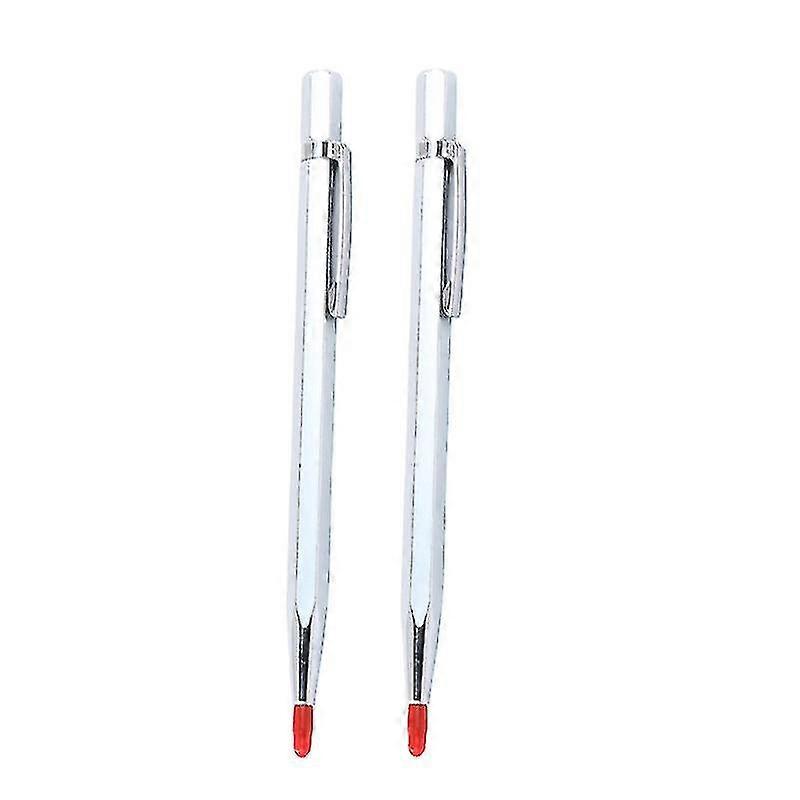 Tungsten Carbide Point Tip Scribing Pens Engineer Detail Scriber Craft Tool(2pcs, Silver) -z
