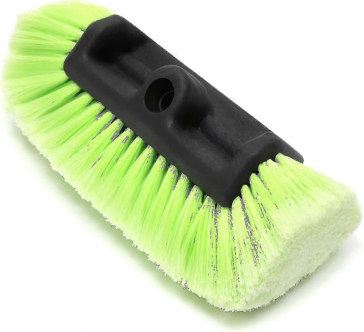 12" Car Wash Brush With Soft Bristle Auto Rv Truck Boat Camper Heavy Duty Tri-level Dip Wash Brush C