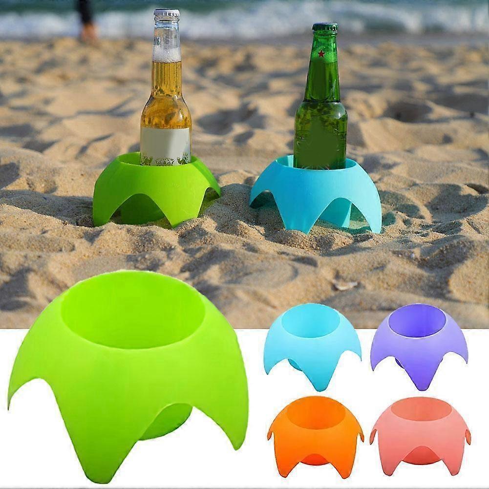 Outdoor Beach Vacation Turtleback Sand Untersetzer Getränkehalter