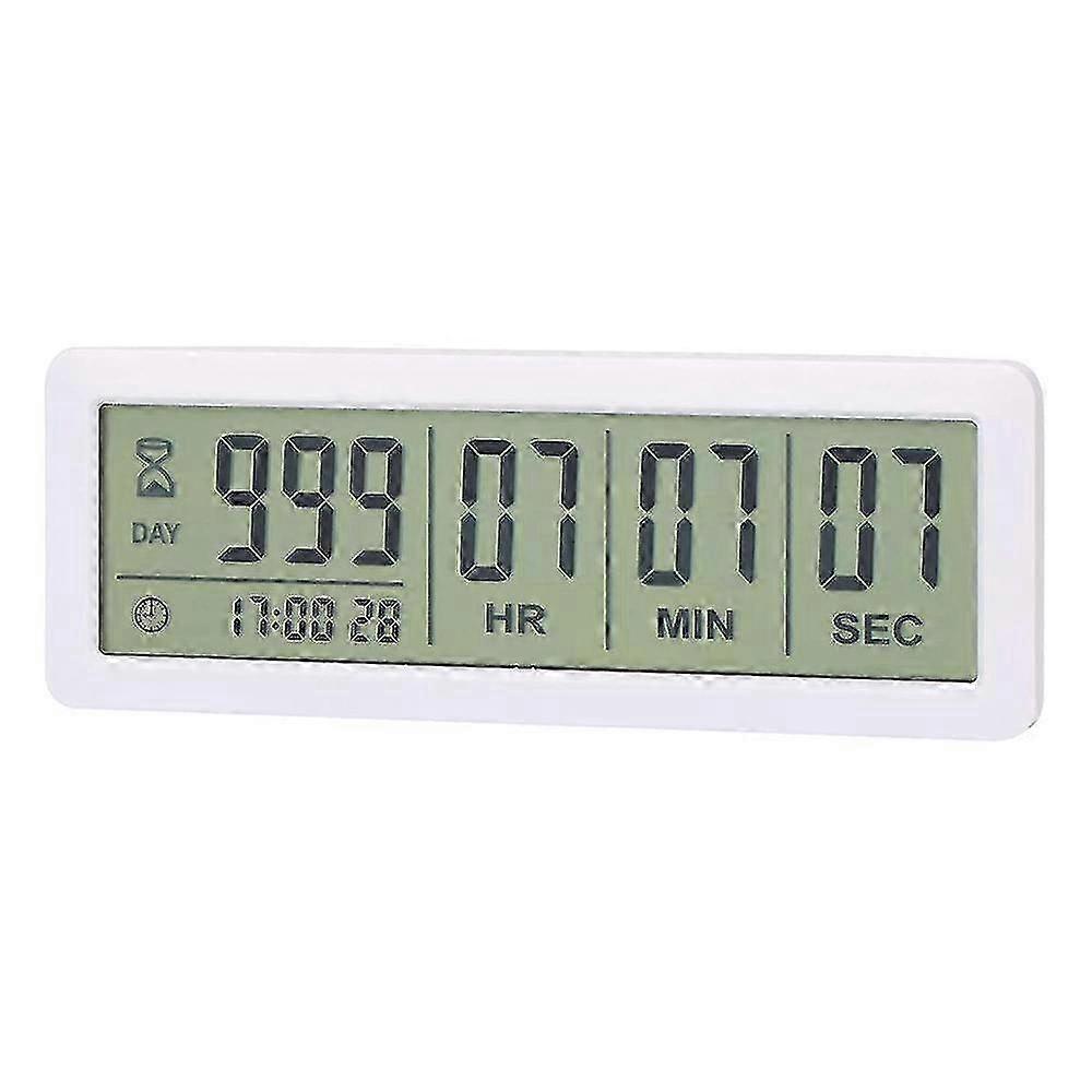 Big Digital Countdown Days Timer Clock - 999 Days Count Down Clock Timer For Graduation Lab Kitchen (tangling)