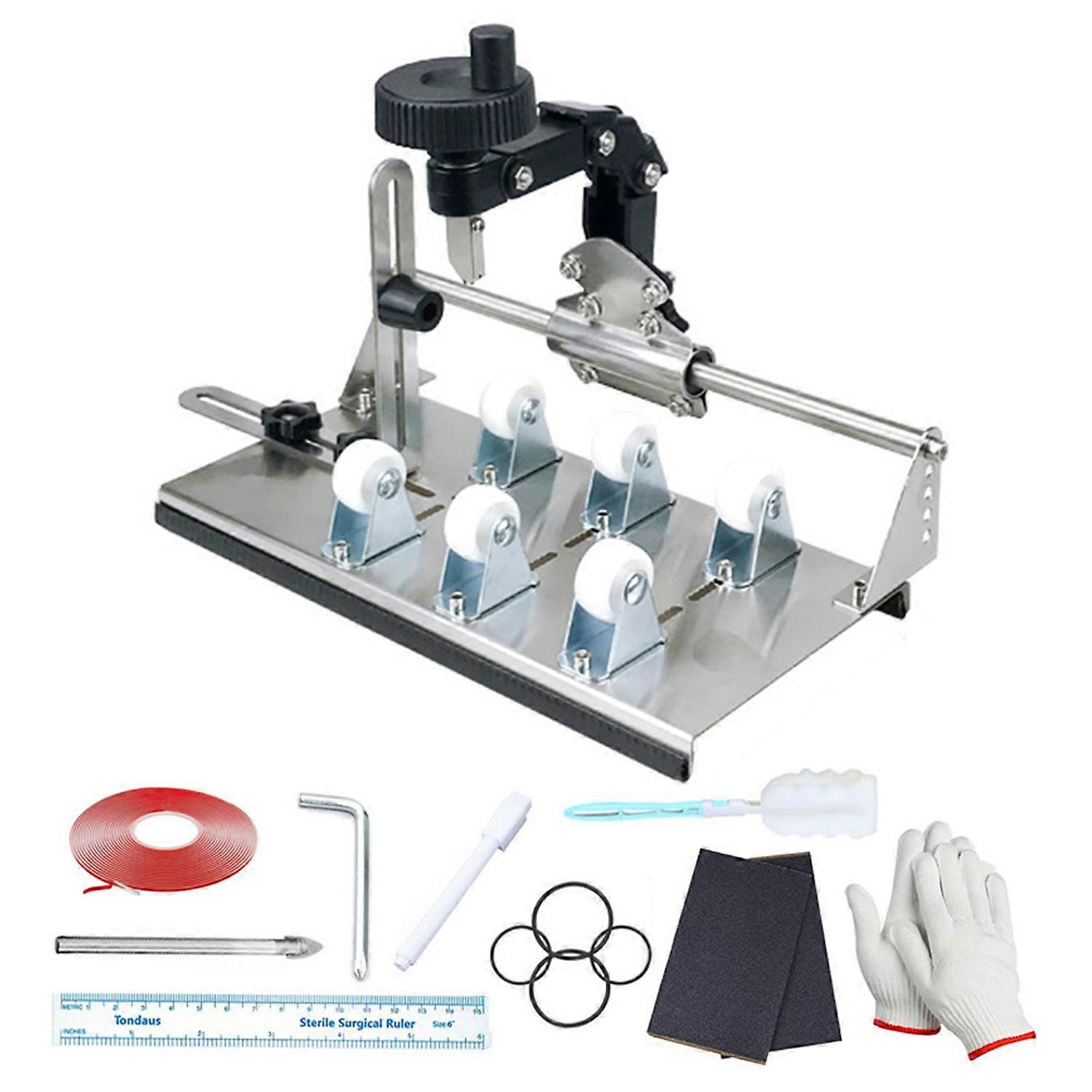 Glass Bottle Cutter Kit Sharp Blade Design Precise Cutting Easy to Use Multipurpose Round Bottleneck