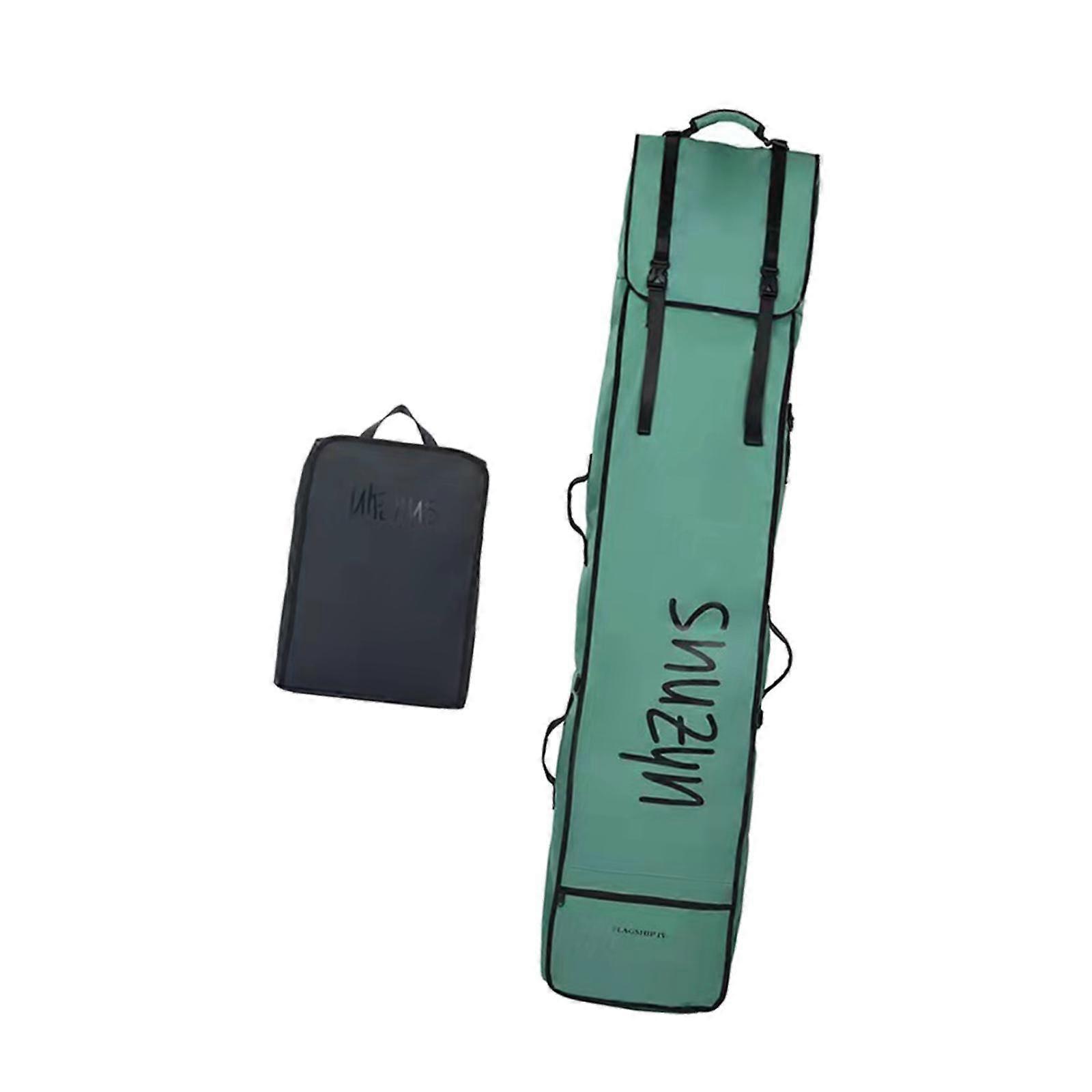 תיק סקי ותיק מגפיים נשלף גברים עם גלגלים נשים תיק אחסון תיק סנובורד ירוק