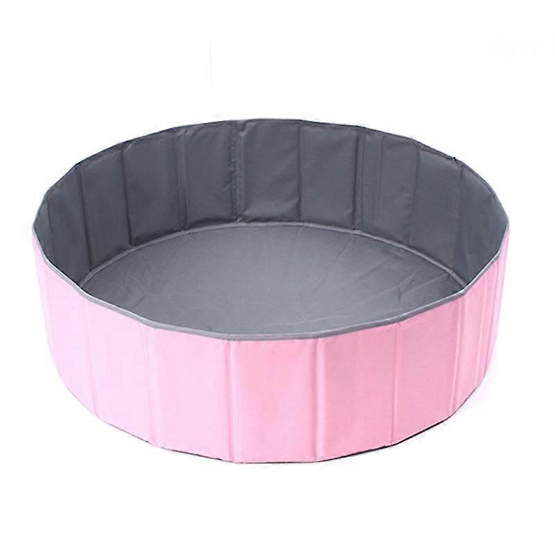 1Pc Portable Game Pool, Foldable Ocean Ball Game House, with Storage Bag, Indoor and Outdoor Play (Excluding Balls) Pink