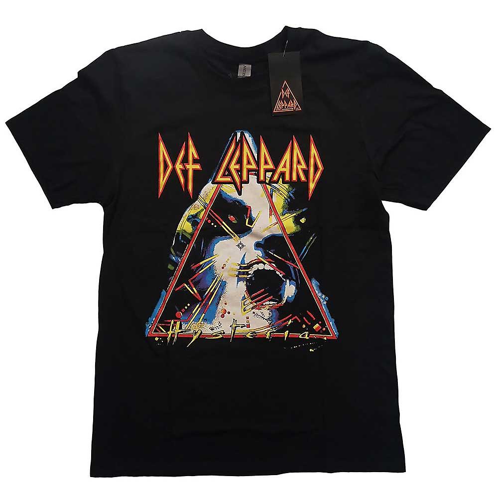 Def leppard unisex t-shirt: hysteria 