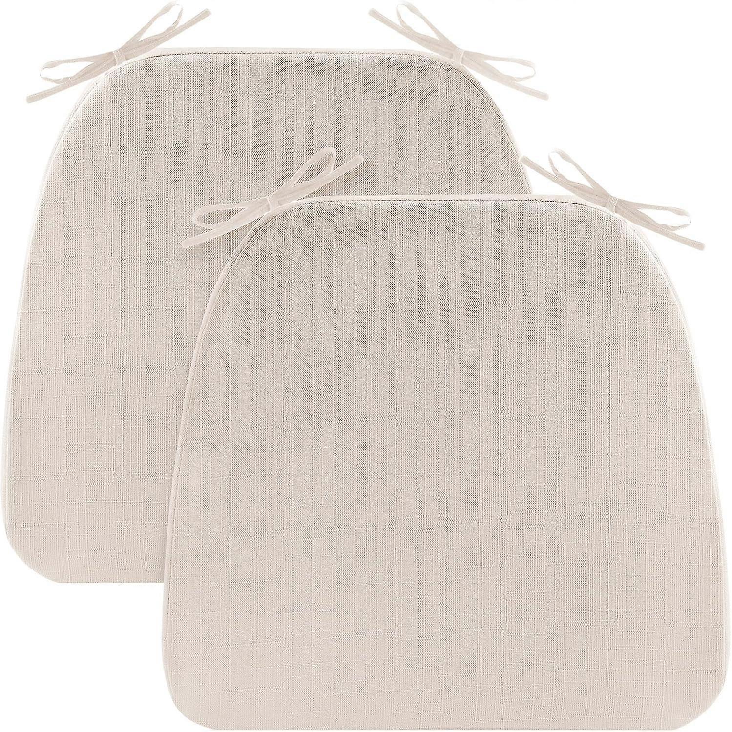Dining Chair Cushions, High-Resilience Indoor Seat Pads with Non-Slip Backing