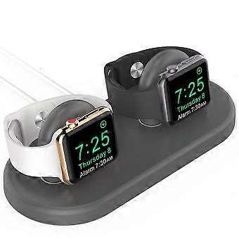 Tipo A AHASTYLE PT116 per Apple Watch Supporto di ricarica a doppia posizione Smart Watch Charger Holder Base