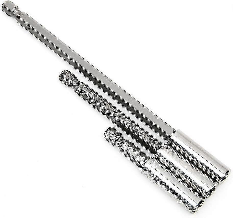 Jinyi Bit H Extens For Screws, Nuts, And Any And Handheld Driver - Extenss For Chan - 1/4 Inch Hex Shank(3pcs