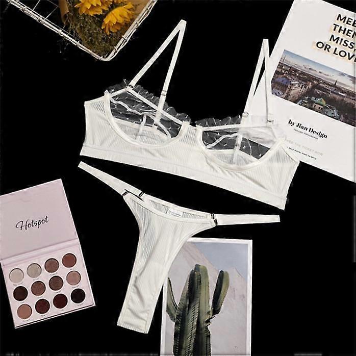 Women's Fashion Lace Mesh Eyelashes Lace Sling Lingerie