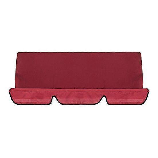 Patio Swing Cushion Cover Waterproof Easy to Install Foldable Protect Your Outdoor Swing Chair 3 Seater Replacement Seat Cover