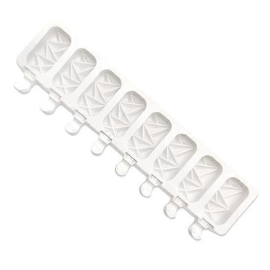 Practical Widely Applied No Odor Easy to Release Silicone Ice Cream Making Mould for Homemade Ice Lollies Mould