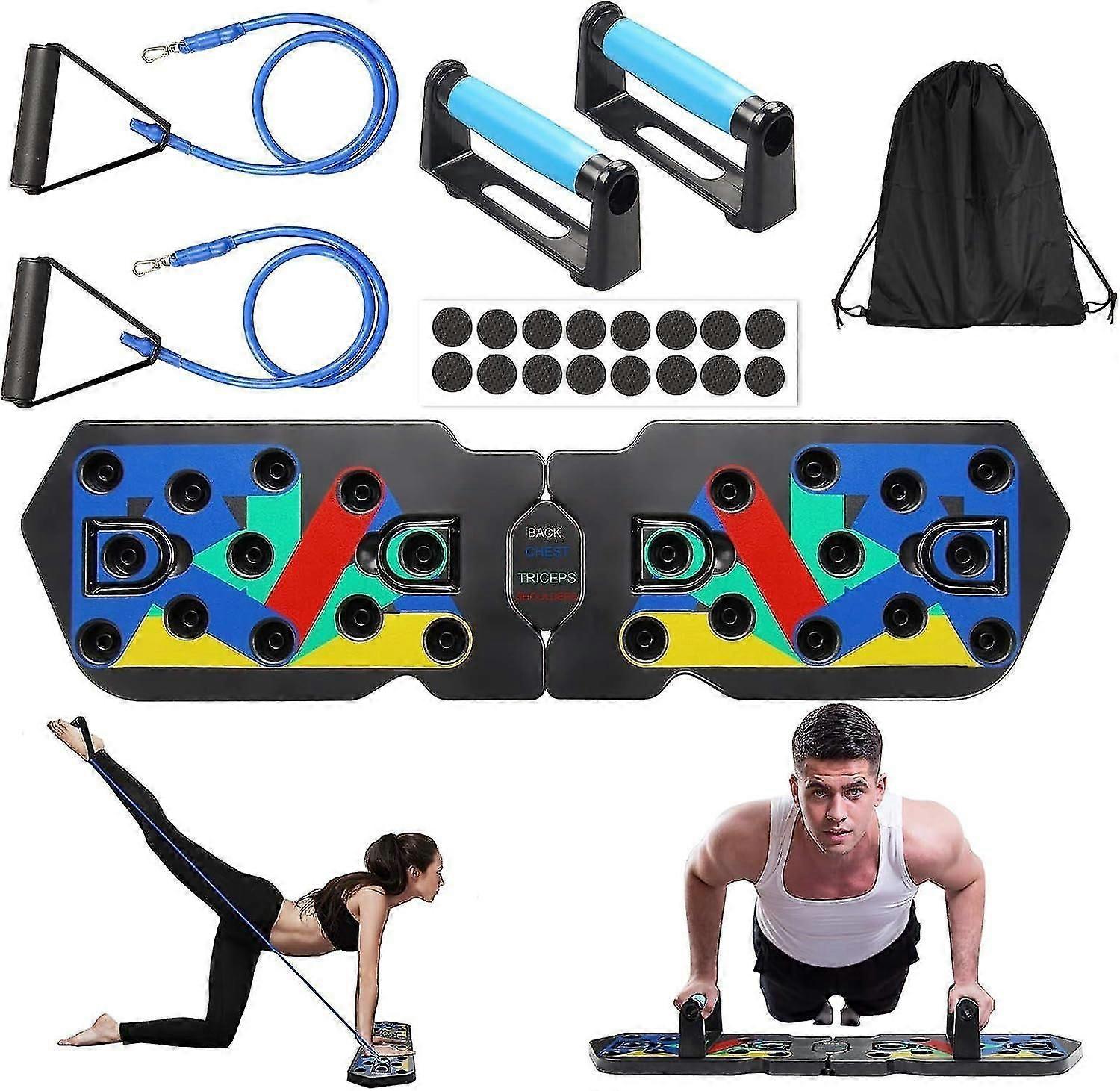 Push-up Board, 20 In 1 Push-up Board, Home Gym, Training Muscles Fitness Equipment, Push-up Standing Muscle Exercise Push-up Training Portable Men And