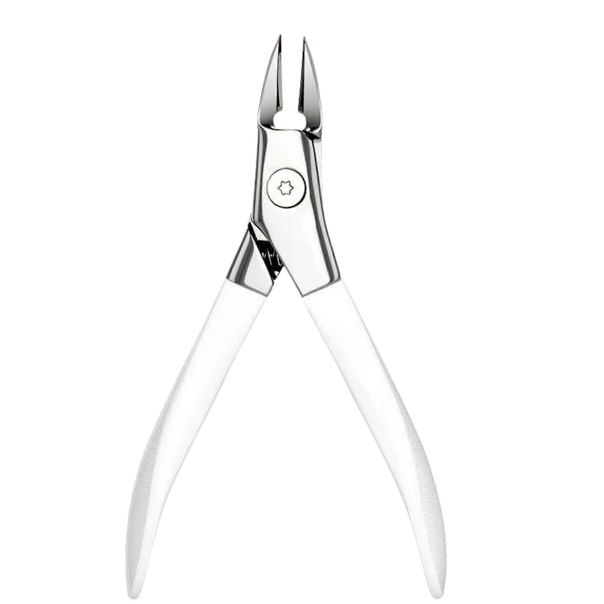 Toenail Nipper for Thick Ingrown Nails - Heavy Duty Stainless Steel Tool for Seniors with Ergonomic Grip